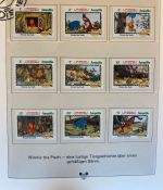 WALT DISNEY Motivsammlung postfrisch - aus Sieger Abo in 2 Lindner Ringbindern