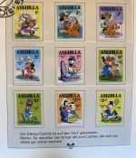 WALT DISNEY Motivsammlung postfrisch - aus Sieger Abo in 2 Lindner Ringbindern