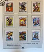 WALT DISNEY Motivsammlung postfrisch - aus Sieger Abo in 2 Lindner Ringbindern
