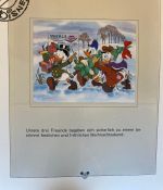 WALT DISNEY Motivsammlung postfrisch - aus Sieger Abo in 2 Lindner Ringbindern