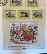 WALT DISNEY Motivsammlung postfrisch - aus Sieger Abo in 2 Lindner Ringbindern
