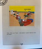 WALT DISNEY Motivsammlung postfrisch - aus Sieger Abo in 2 Lindner Ringbindern