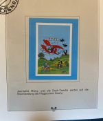 WALT DISNEY Motivsammlung postfrisch - aus Sieger Abo in 2 Lindner Ringbindern