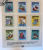 WALT DISNEY Motivsammlung postfrisch - aus Sieger Abo in 2 Lindner Ringbindern