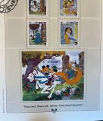 WALT DISNEY Motivsammlung postfrisch - aus Sieger Abo in 2 Lindner Ringbindern