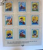 WALT DISNEY Motivsammlung postfrisch - aus Sieger Abo in 2 Lindner Ringbindern