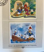 WALT DISNEY Motivsammlung postfrisch - aus Sieger Abo in 2 Lindner Ringbindern