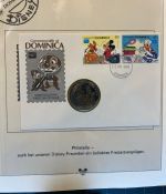 WALT DISNEY Motivsammlung postfrisch - aus Sieger Abo in 2 Lindner Ringbindern