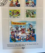 WALT DISNEY Motivsammlung postfrisch - aus Sieger Abo in 2 Lindner Ringbindern