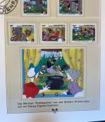 WALT DISNEY Motivsammlung postfrisch - aus Sieger Abo in 2 Lindner Ringbindern