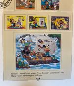 WALT DISNEY Motivsammlung postfrisch - aus Sieger Abo in 2 Lindner Ringbindern