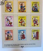 WALT DISNEY Motivsammlung postfrisch - aus Sieger Abo in 2 Lindner Ringbindern
