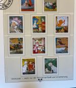 WALT DISNEY Motivsammlung postfrisch - aus Sieger Abo in 2 Lindner Ringbindern