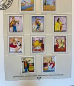 WALT DISNEY Motivsammlung postfrisch - aus Sieger Abo in 2 Lindner Ringbindern