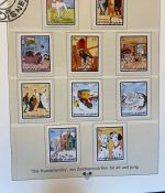 WALT DISNEY Motivsammlung postfrisch - aus Sieger Abo in 2 Lindner Ringbindern