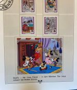 WALT DISNEY Motivsammlung postfrisch - aus Sieger Abo in 2 Lindner Ringbindern