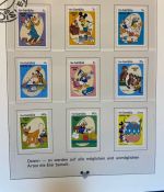 WALT DISNEY Motivsammlung postfrisch - aus Sieger Abo in 2 Lindner Ringbindern