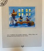 WALT DISNEY Motivsammlung postfrisch - aus Sieger Abo in 2 Lindner Ringbindern