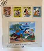 WALT DISNEY Motivsammlung postfrisch - aus Sieger Abo in 2 Lindner Ringbindern