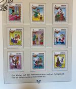 WALT DISNEY Motivsammlung postfrisch - aus Sieger Abo in 2 Lindner Ringbindern