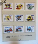 WALT DISNEY Motivsammlung postfrisch - aus Sieger Abo in 2 Lindner Ringbindern