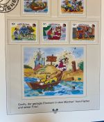 WALT DISNEY Motivsammlung postfrisch - aus Sieger Abo in 2 Lindner Ringbindern
