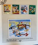 WALT DISNEY Motivsammlung postfrisch - aus Sieger Abo in 2 Lindner Ringbindern