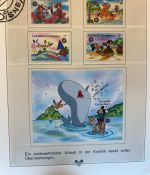 WALT DISNEY Motivsammlung postfrisch - aus Sieger Abo in 2 Lindner Ringbindern