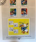 WALT DISNEY Motivsammlung postfrisch - aus Sieger Abo in 2 Lindner Ringbindern