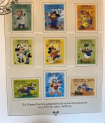 WALT DISNEY Motivsammlung postfrisch - aus Sieger Abo in 2 Lindner Ringbindern
