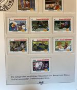 WALT DISNEY Motivsammlung postfrisch - aus Sieger Abo in 2 Lindner Ringbindern