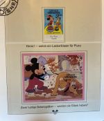WALT DISNEY Motivsammlung postfrisch - aus Sieger Abo in 2 Lindner Ringbindern