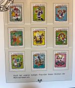 WALT DISNEY Motivsammlung postfrisch - aus Sieger Abo in 2 Lindner Ringbindern