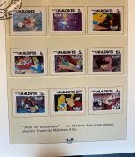 WALT DISNEY Motivsammlung postfrisch - aus Sieger Abo in 2 Lindner Ringbindern
