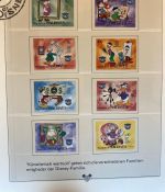 WALT DISNEY Motivsammlung postfrisch - aus Sieger Abo in 2 Lindner Ringbindern