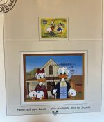 WALT DISNEY Motivsammlung postfrisch - aus Sieger Abo in 2 Lindner Ringbindern