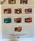 WALT DISNEY Motivsammlung postfrisch - aus Sieger Abo in 2 Lindner Ringbindern