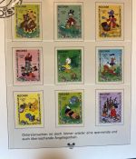 WALT DISNEY Motivsammlung postfrisch - aus Sieger Abo in 2 Lindner Ringbindern
