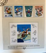 WALT DISNEY Motivsammlung postfrisch - aus Sieger Abo in 2 Lindner Ringbindern