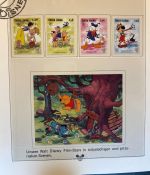 WALT DISNEY Motivsammlung postfrisch - aus Sieger Abo in 2 Lindner Ringbindern