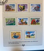WALT DISNEY Motivsammlung postfrisch - aus Sieger Abo in 2 Lindner Ringbindern