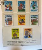 WALT DISNEY Motivsammlung postfrisch - aus Sieger Abo in 2 Lindner Ringbindern