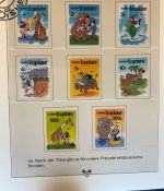 WALT DISNEY Motivsammlung postfrisch - aus Sieger Abo in 2 Lindner Ringbindern