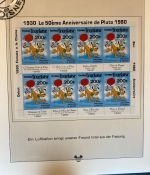 WALT DISNEY Motivsammlung postfrisch - aus Sieger Abo in 2 Lindner Ringbindern