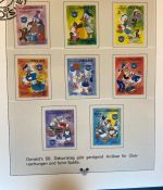 WALT DISNEY Motivsammlung postfrisch - aus Sieger Abo in 2 Lindner Ringbindern