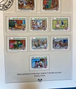 WALT DISNEY Motivsammlung postfrisch - aus Sieger Abo in 2 Lindner Ringbindern