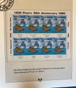 WALT DISNEY Motivsammlung postfrisch - aus Sieger Abo in 2 Lindner Ringbindern