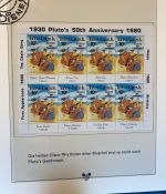 WALT DISNEY Motivsammlung postfrisch - aus Sieger Abo in 2 Lindner Ringbindern