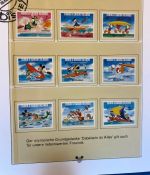 WALT DISNEY Motivsammlung postfrisch - aus Sieger Abo in 2 Lindner Ringbindern