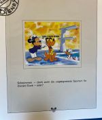 WALT DISNEY Motivsammlung postfrisch - aus Sieger Abo in 2 Lindner Ringbindern